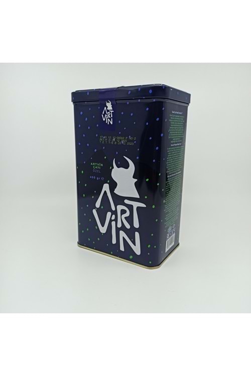 A+ Kalite Artvin Çayı 400 Gr. Lacivert Metal Kutu