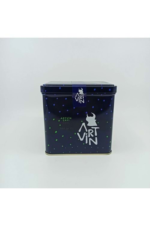 A+ Kalite Artvin Çayı 200 Gr. Lacivert Metal Kutu