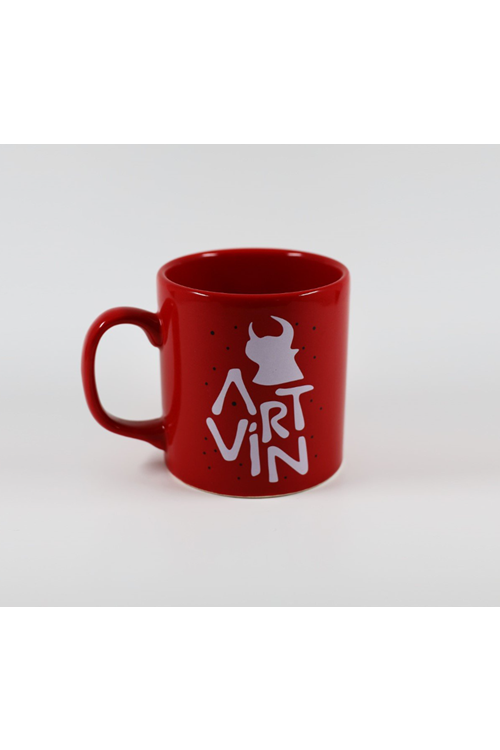 Artvin Logo Baskılı Kupa Bardak / Kırmızı