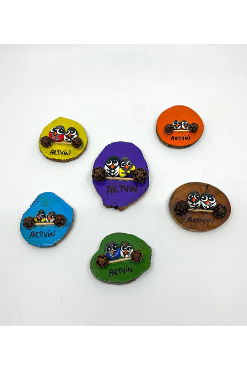 El Yapımı Ahşap Magnet