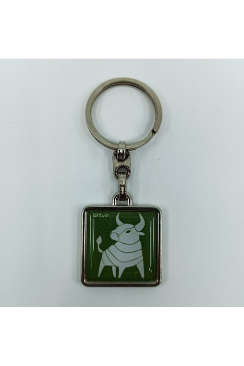 Artvin Boğası-1 Metal Mineli Anahtarlık