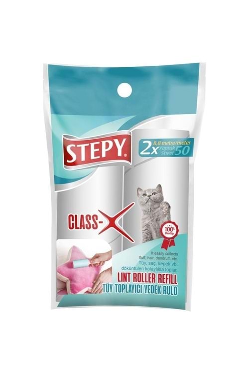 Stepy Classx Tüy Toplayıcı Yedek Rulo/50 Yaprak 2li