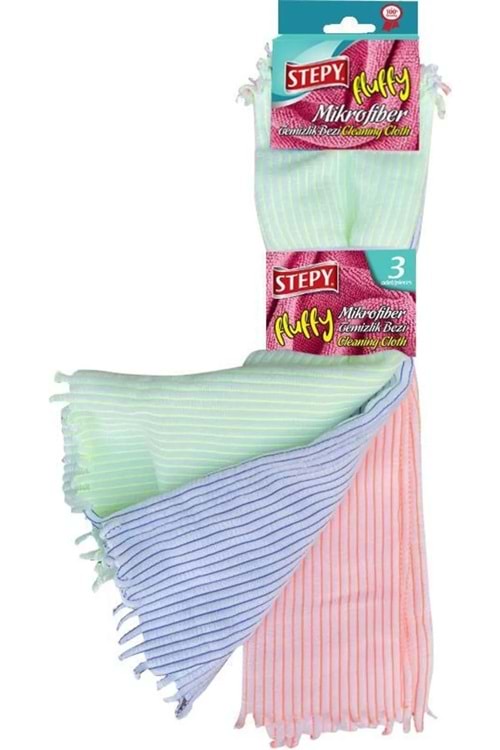Stepy Microfiber Fluffy 3 Lü 40x40