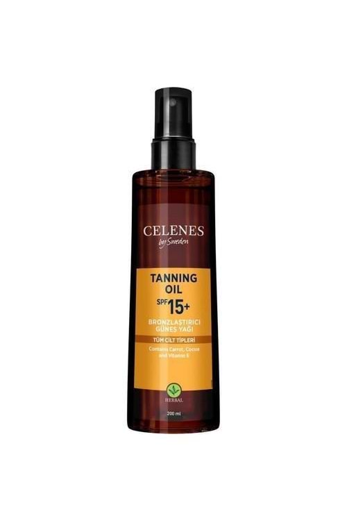 Celenes Herbal Tannıng Oil Spf 15 Bronzlaştırıcı 200 Ml