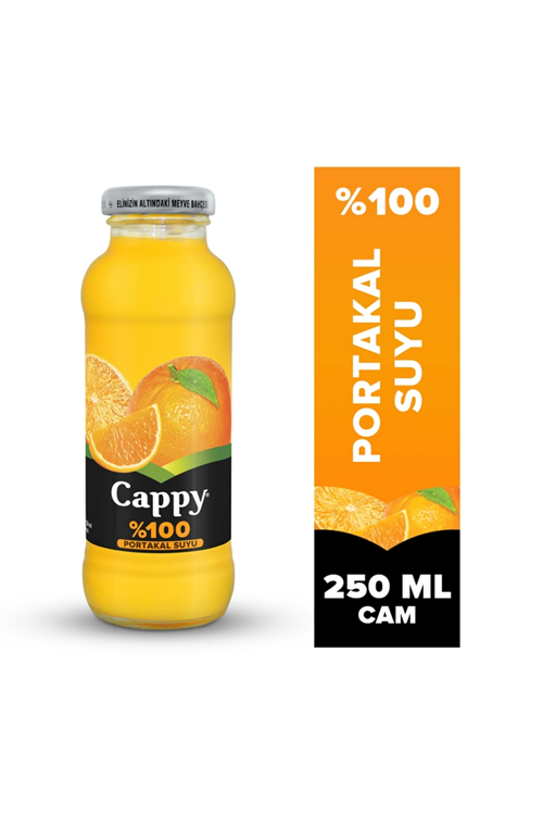 Cappy Cam Meyve Suyu Portakal 250 Ml