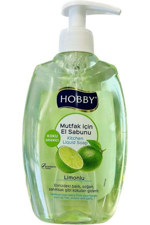 Hobby Mutfak İçin Koku Giderici El Sabunu limonlu 400 ml.