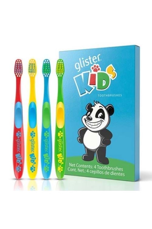 Amway Glister Kids Tooth Brushes Çocuk Diş Fırçası 4 lü Paket
