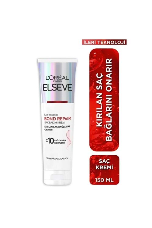 Loreal Paris Elseve Bond Repair Saç Bakım Kremi 150 ml