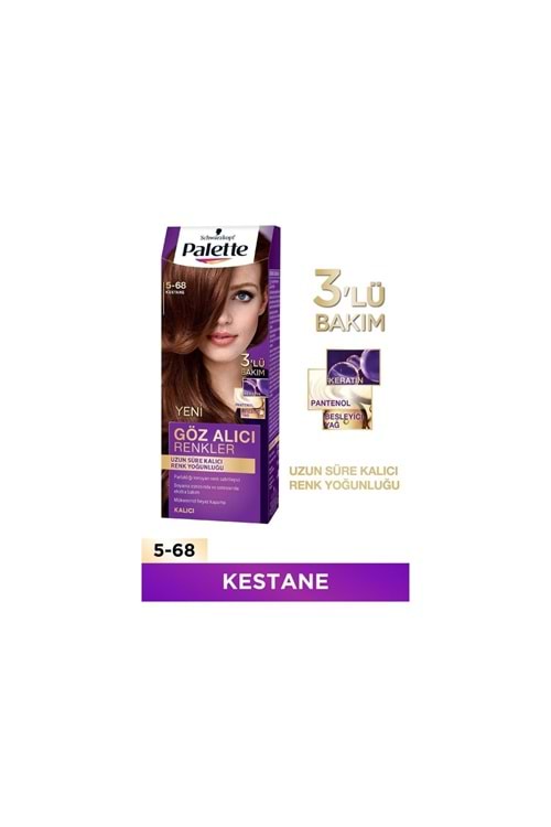 Palette Göz Alıcı Renkler 5-68 Kestane Saç Boyası