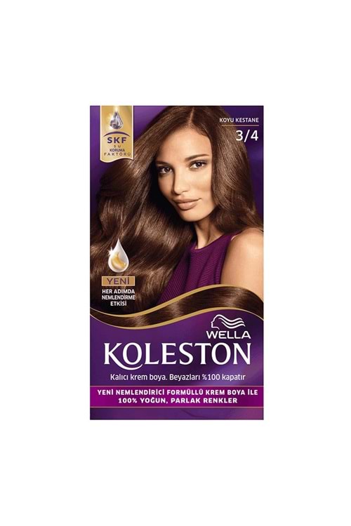 Koleston Set 3.4 Koyu Kestane Saç Boyası