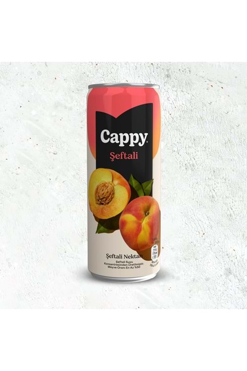 Cappy Şeftali Nektarı Suyu Kutu 330 ml.