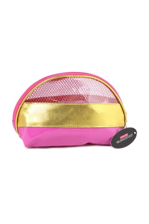 Nascita Şeritli Makyaj Çantası -065