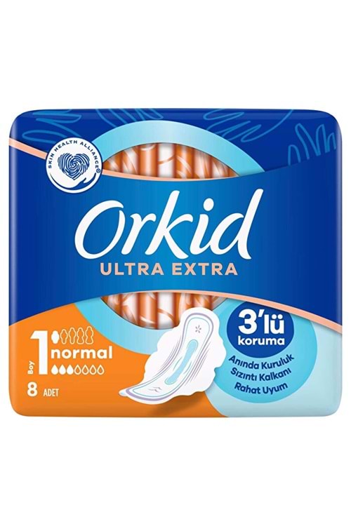 Orkid Hijyenik Ped Ultra Extra Normal 8'li