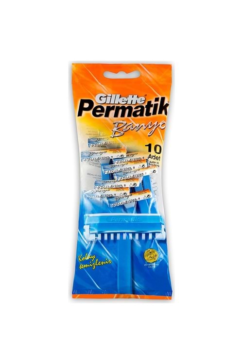 Gillette Permatik Banyo Kullan At Tıraş Bıçağı 10'lu