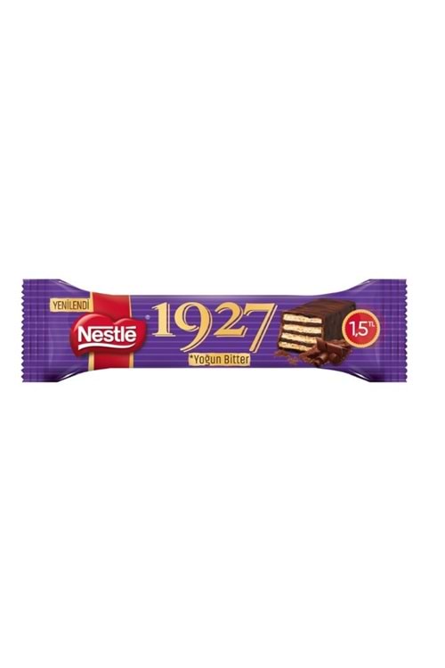 Nestle 1927 Yoğun Bitter Çikolata Kaplamalı Gofret 27 Gr