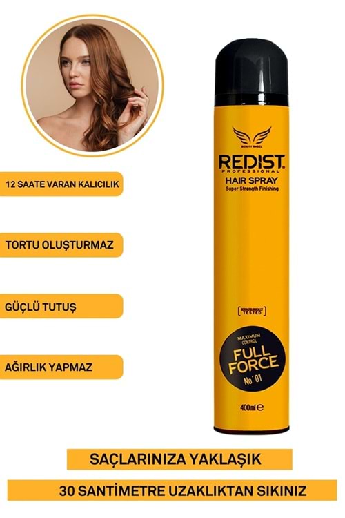 Redist Full Force Saç Spreyi 400ml