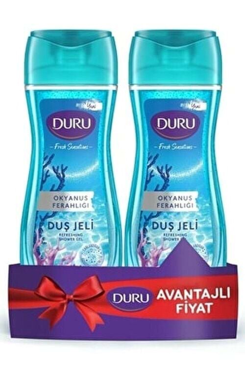Duru Duş Jeli Fresh SensationsOkyanus Ferahlığı 450 ml +450 ml