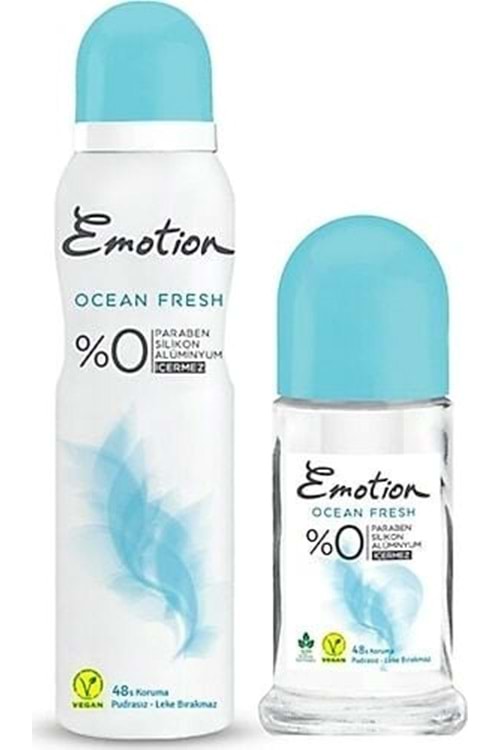 Emotion Ocean FreshDeodorant 150 ml +Ocean Fresh Roll-on 50 ml