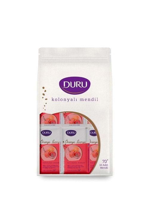 Duru Kolonyalı Mendil Immersive 50 Adet 1 Paket DOYPACK