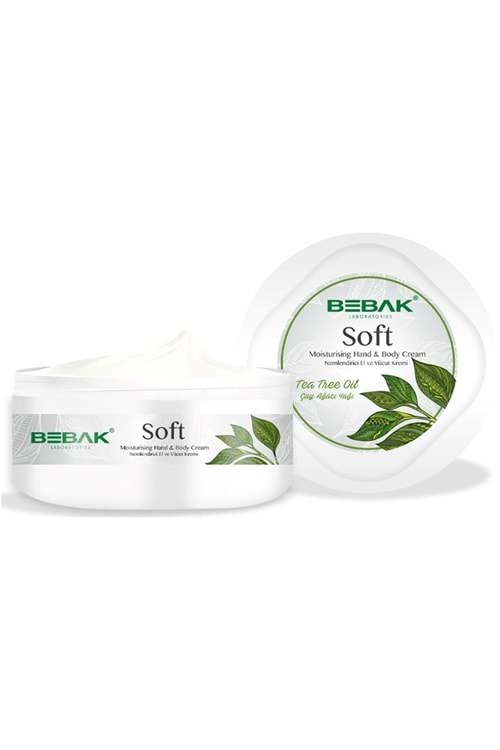 Bebak Çay Ağacı Yağı Nemlendirici El Ve Vücut Kremi 300 ml