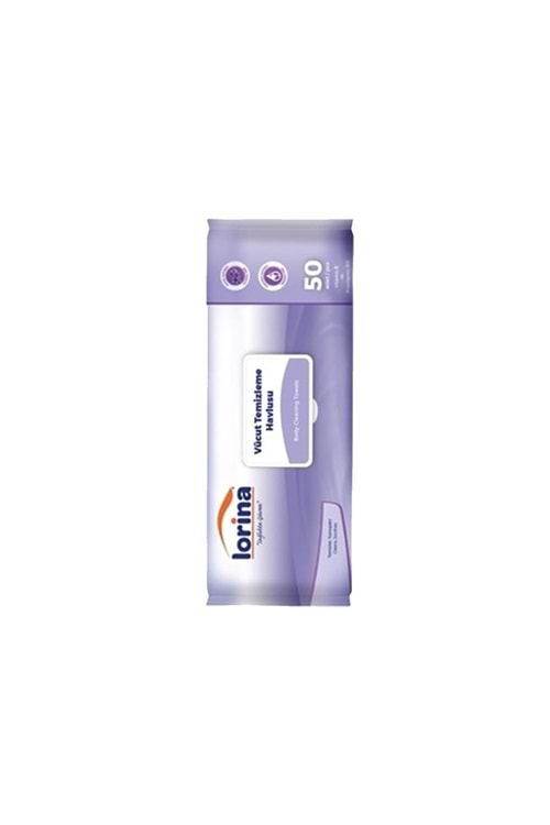 Lorina Vücut Temizleme Havlusu 50'Li