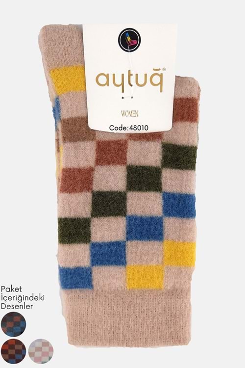 Aytuğ Kadın Soket Çorap Polyamid 1 Adet - Asorti Renk
