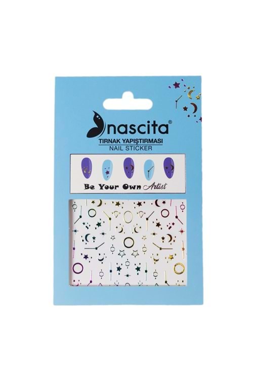 Nascita Galaxy Tırnak Sticker - 04