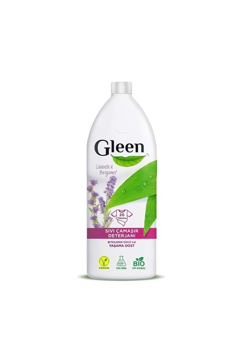 Gleen Sıvı Çamaşır Deterjanı 1 Lt Lavanta