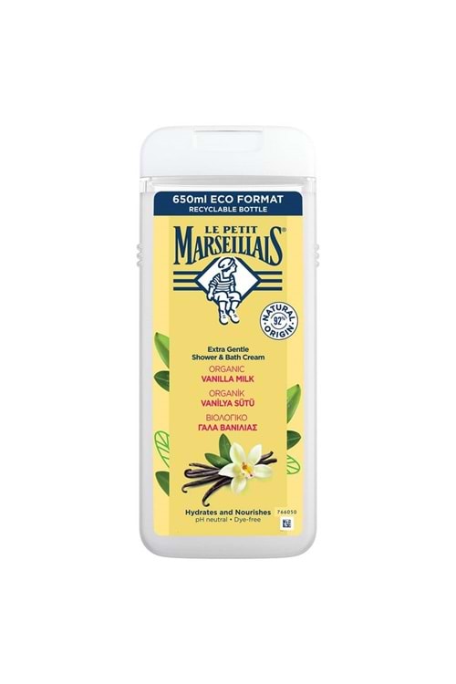 Le Petit Marseillais Vanilya Sütü Duş Jeli 650 Ml