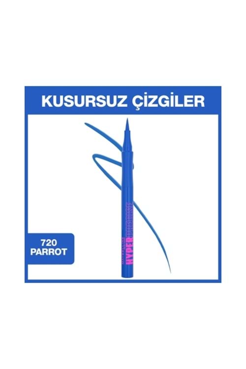 Maybelline New York Hyper Precise All Day Likit Liner 720 Parrot Blue
