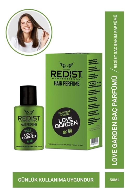 Redist Saç Parfümü Love Garden No:80 50 ml