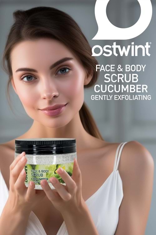 Ostwint Scrub Salatalık Cucumber Özlü Vücut Peelingi 300 ml