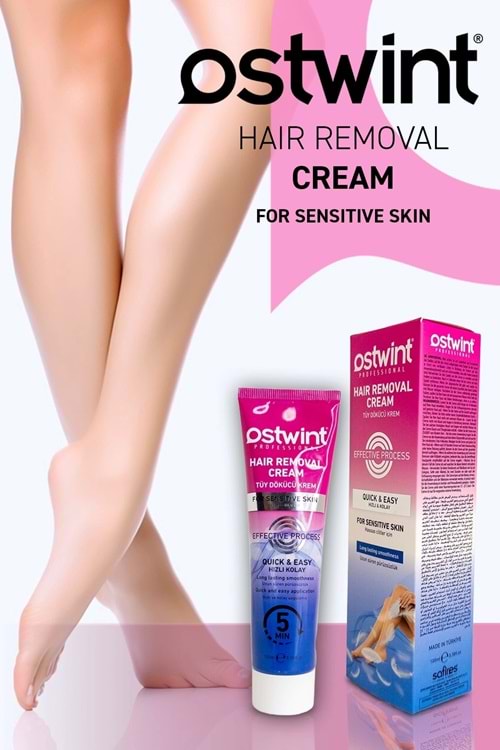 Ostwint Hassas Ciltler için Tüy Dökücü Krem 100 ml Kadın