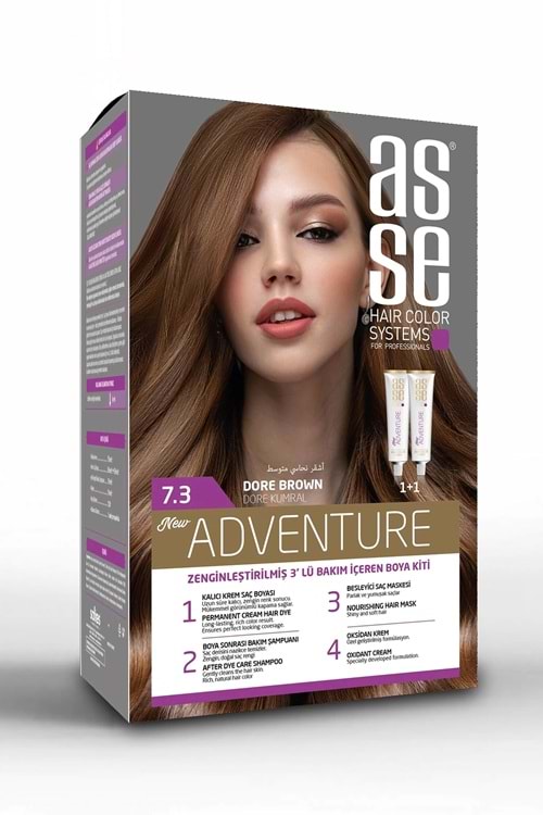 Asse 7.3 Dore Kumral 50+50ml Set Boya