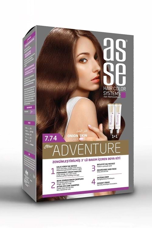 Asse 7.74 Soğan Kabuğu 50+50ml Set Boya