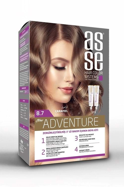 Asse 8.7 Karamel 50+50ml Set Boya