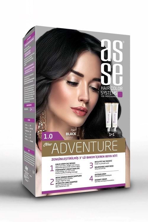 Asse 1.0 Siyah 50+50ml Set Boya