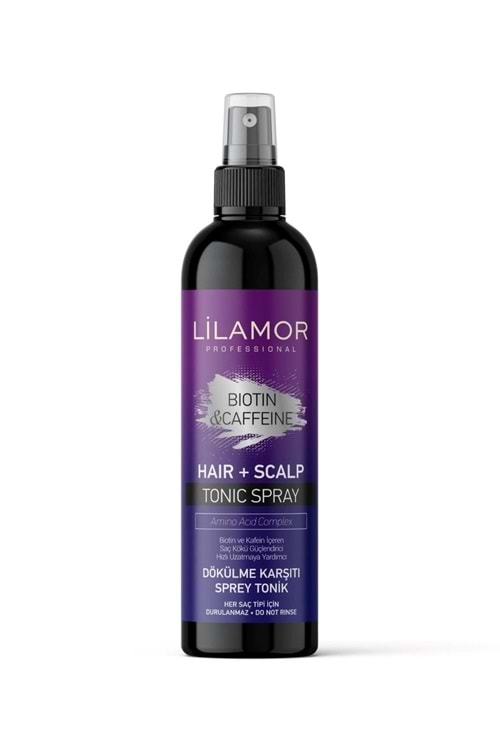 Lilamor Tonik Sprey Biotin & caffeine 250 ml