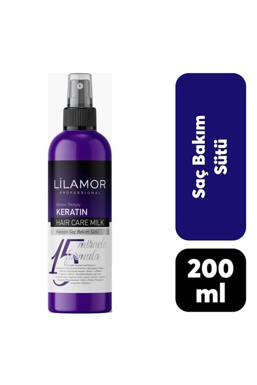 Lilamor Saç Bakım Sütü 200 Ml Keratin
