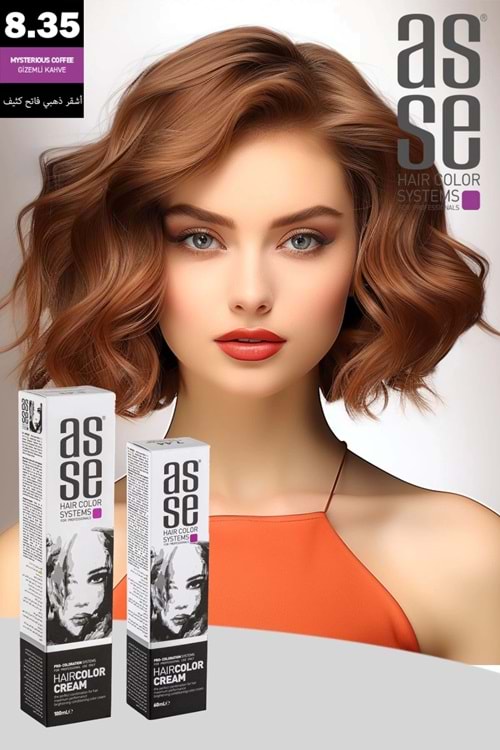 Asse 8.35 Gizemli Kahve - 60ml Tüp Boya