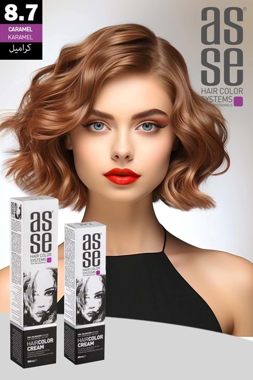 Asse 8.7 Karamel - 60ml Tüp Boya