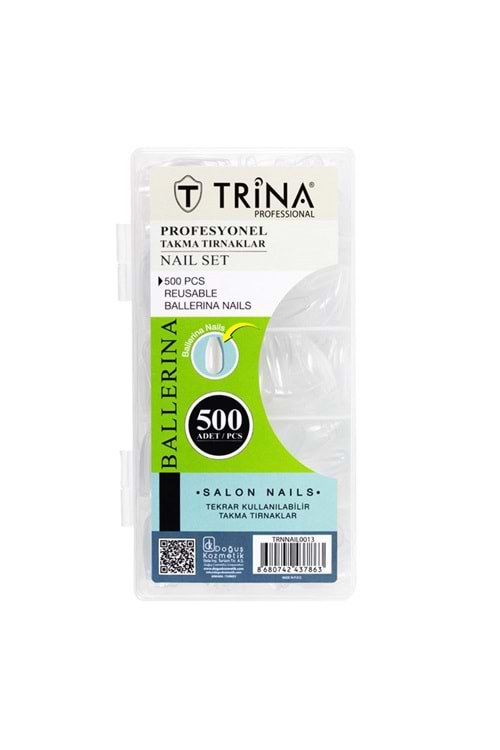 Trina Takma Tırnak 500 lü Kutulu (Ballerina )
