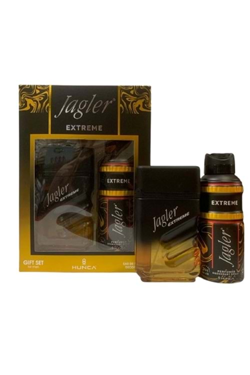 Jagler Extreme Men Parfüm 90 ml. + Deodorant 150 ml Gift Set Kofre