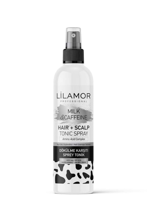 Lilamor Professional Milk & Kafein & Dökülme Karşıtı Saç Toniği-Hızlı Uzamaya yardımcı 250ml