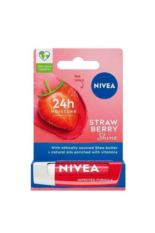 Nivea Çilek Aromalı Dudak Bakım Kremi 4.8 gr Yeni