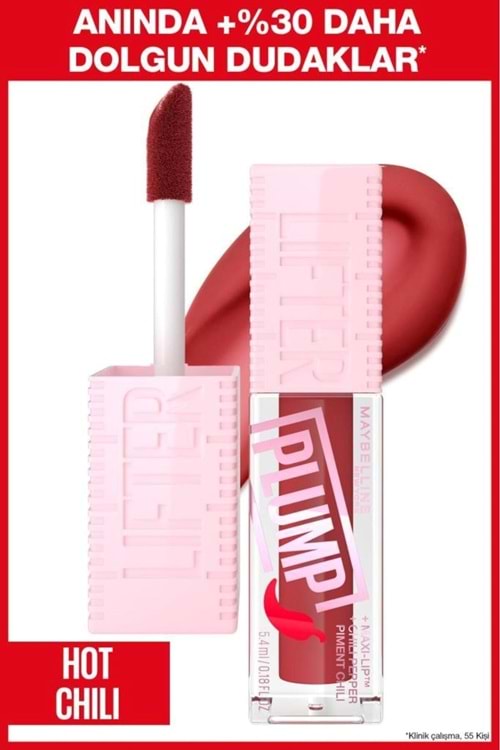 Maybelline New York Lifter Plump Dudak Parlatıcısı- 006 Hot Chili