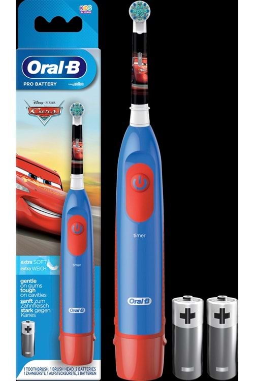 Oral-B Toothbrush Stages Power Elektrikli Diş Fırçası Cars Arabalar