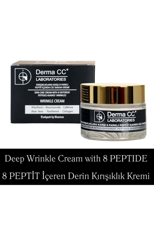 Derma CC Laboratories Kırışıklıklara Karşı 8 Farklı Peptit Içeren Cilt Bakım Ve Onarım Kremi 50 ml