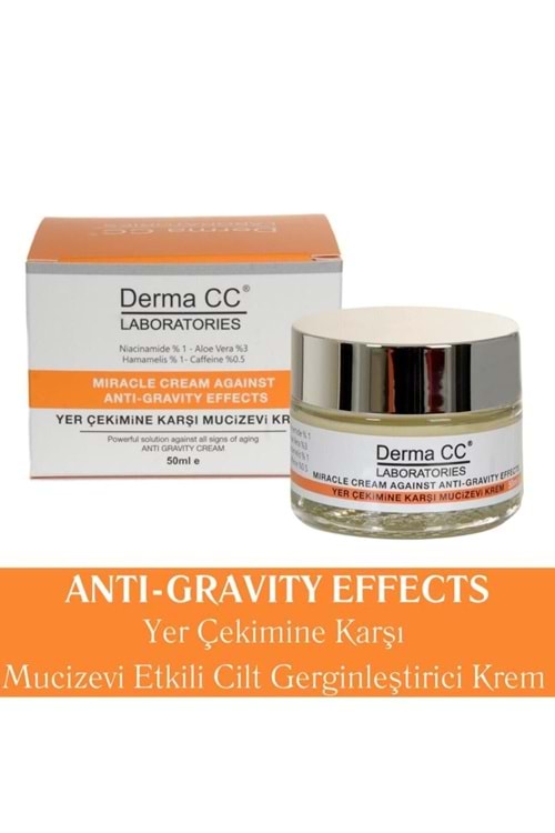Derma CC Laboratories Yer Çekimine Karşı Mucizevi Krem 50 ml