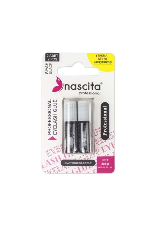 Nascita Takma Kirpik Yapıştırıcı 2'li Siyah - 01
